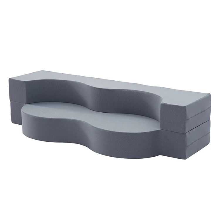 simple and creative small space indoor living room furniture 2 seater sofa folding sofa bed