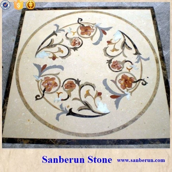 waterjet marble mosaic tile For Hotel