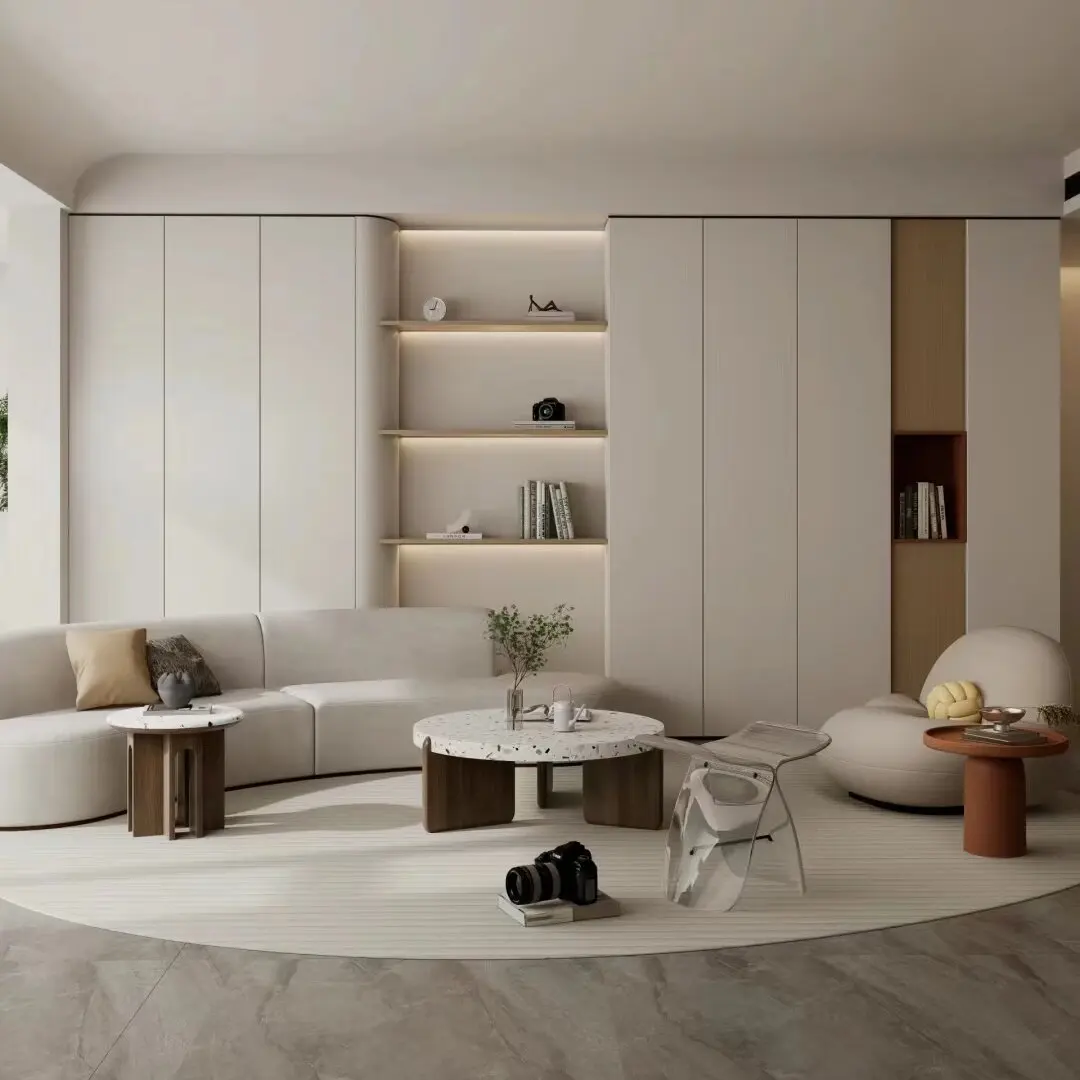 Modern Fashion Solid Wood TV Cabinet Furniture  Design Display Cabinet for Living Room Bedroom  Apartments