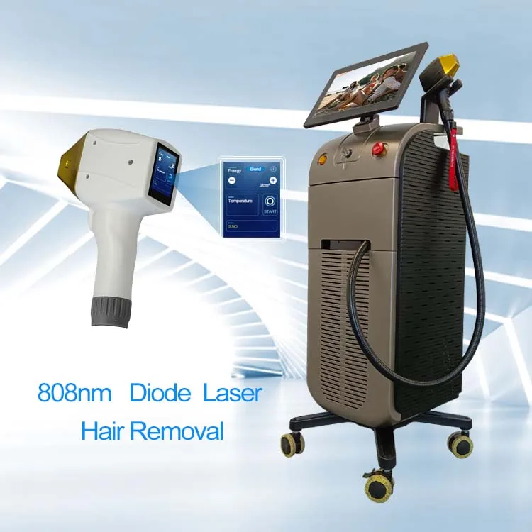 2024 Best Selling 4 Wavelength 780/808/940/1064nm Diode Laser Hair Removal and Whitening and Skin Rejuvenation Beauty Machine