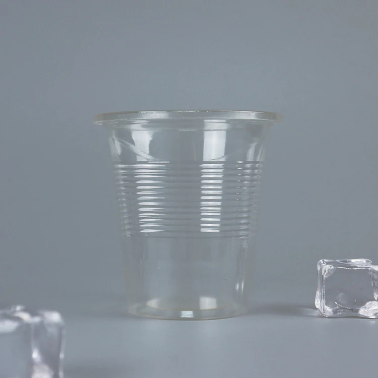 
700ml / 24oz Clear Plastic PET disposable drinking cup with customize logo printing 
