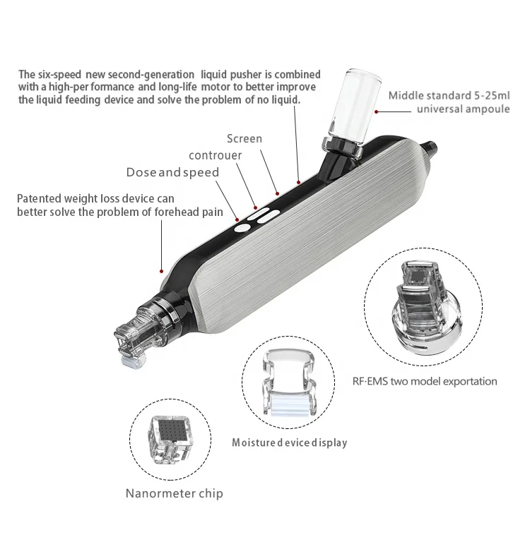 NewFace Hot Sale Professional Hydra Machine Spa Equip 9 IN 1 No Needle Meso Micro Hydrodermabrasion Facial Machine Manufacturer