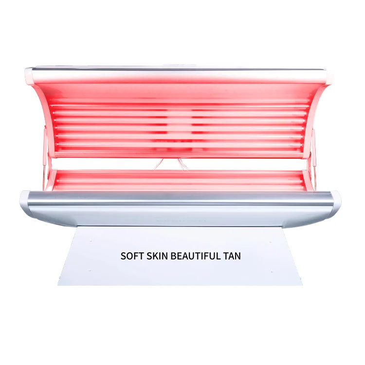 Best Saling Solarium Red Light and UV Tanning Bed 24 Rubino Lamps Machine