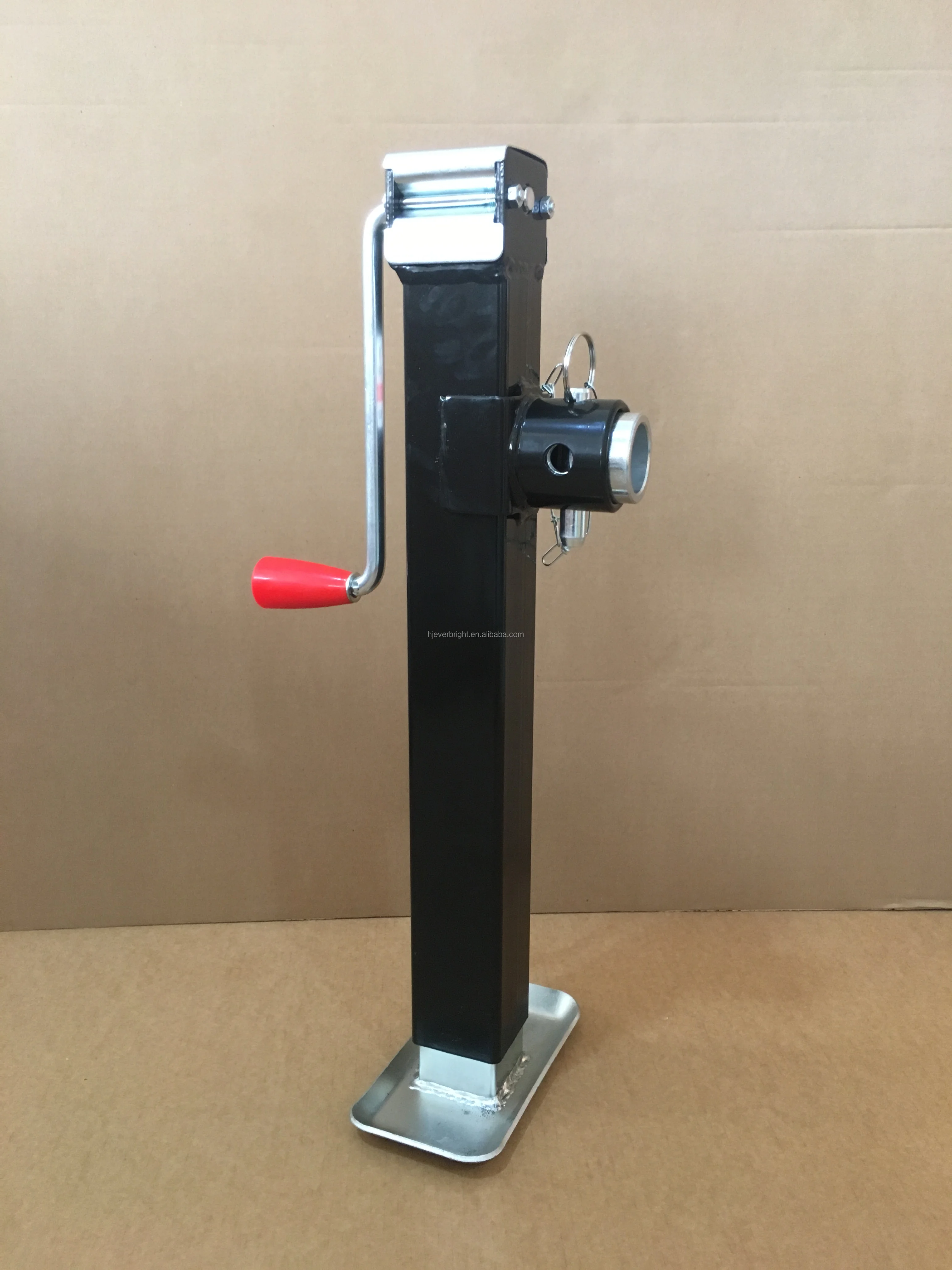 2000LBS side wind square tube trailer jacks with tubular mount