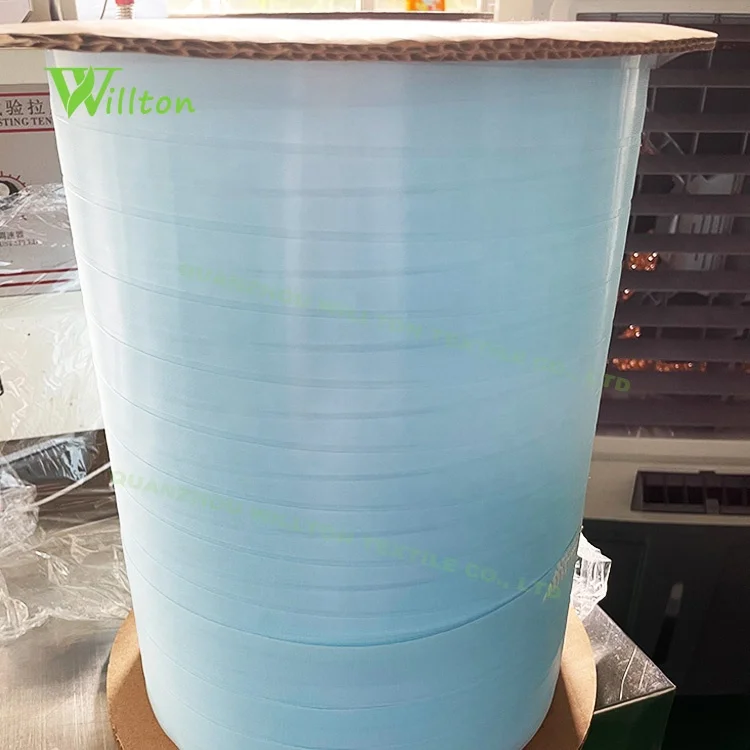 Magic tape roll raw material of baby and adult diaper velcro super soft nylon hook magic tape