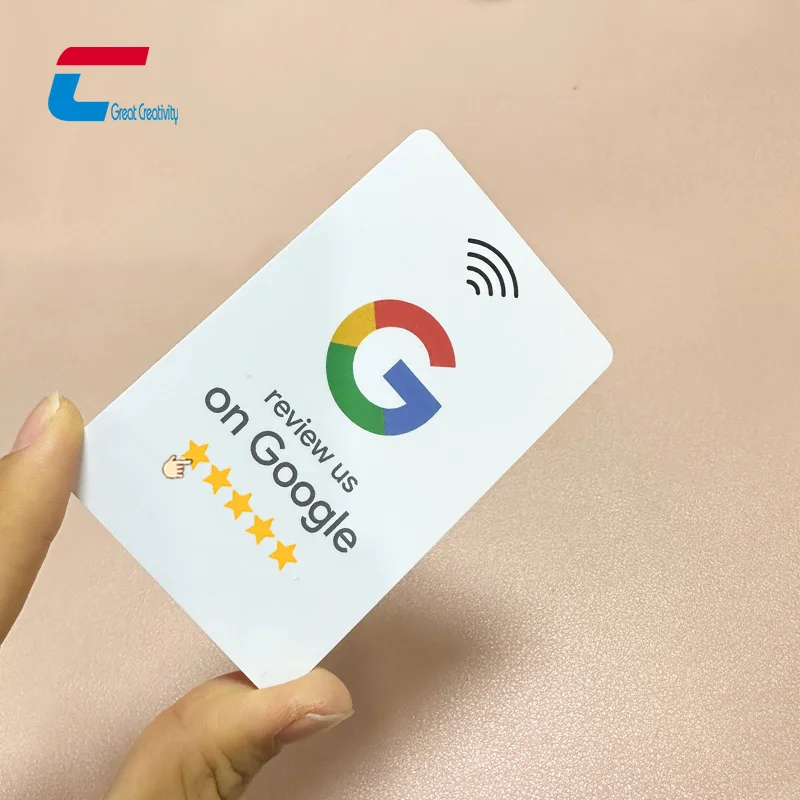 programmable google reviews card NFC ntag213 215 216 google review card