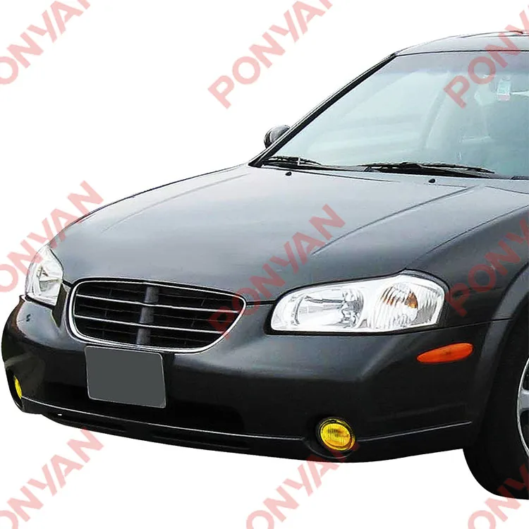 Fog Lights Driving Lamps+Switch+Wiring clear lens,ponyan fog light expert Fit For  02-03 Nissan Maxima Yellow Bumper