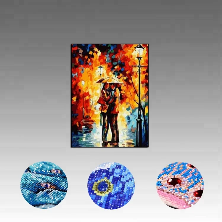 Aliexpress Горячая Распродажа DIY алмазная живопись вышивка крестиком пары вышивка полная мозаика поделки Зонты Влюбленные
