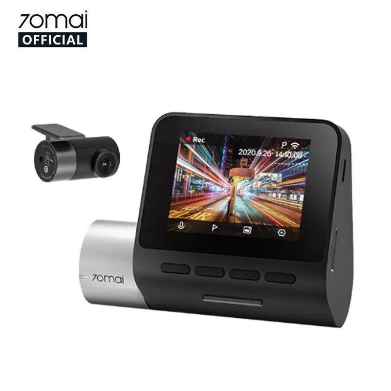 70mai A500S 1944P Dual Camera Vision Dash Cam Built in GPS ADAS Car Dash Camera Auto Recording DVR 24H Recorder Dash Cam