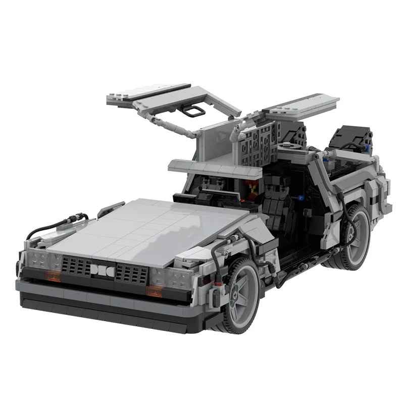 Распродажа строительные блоки Buildmoc Назад в будущее 1985 DeLorean Time Machine игрушки автомобили детские наборы