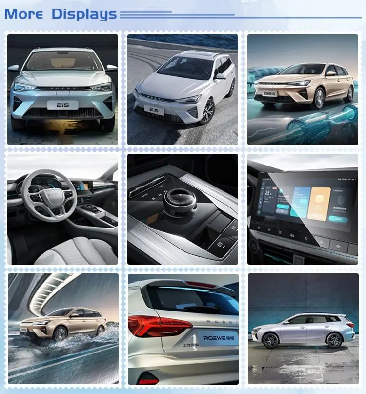 Оптовая цена 5 мест подержанные автомобили китайские Saic Roewe Ei5 301 км высокоскоростные электромобили с подушками безопасности