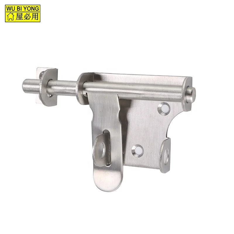 Best Selling Products Stainless Steel 304 Double Sliding Flush Door Bolt , Heavy duty door bolt