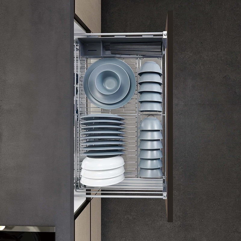 Base Cabinet Pullout 2 Tier Pull Out Wire Basket Kitchen Cabinet Pull Out Sliding Basket