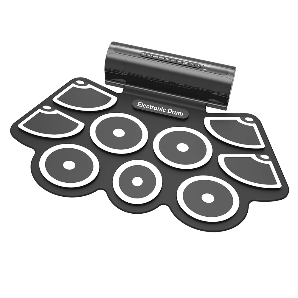 Musical Baby Drum Midi Usb Roll Up Drum Kit Driver Digital Drum Sticks Electronic Percussion
