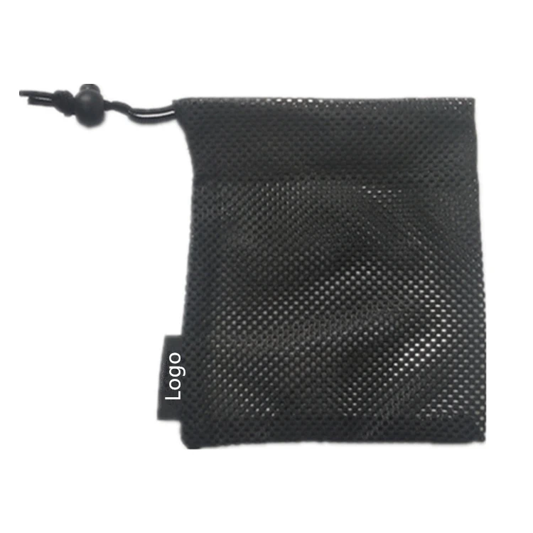 Wholesale Custom Foldable Small Net Nylon Mesh Drawstring Bag for gift  Mesh bags