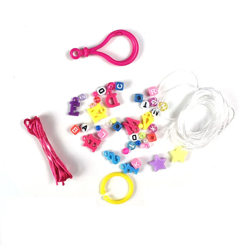 New Style 1000pcs Jewelry Making Craft Beads Kits personalised Bead Jewellery Making Bracelets Necklace Set for Kid Girls