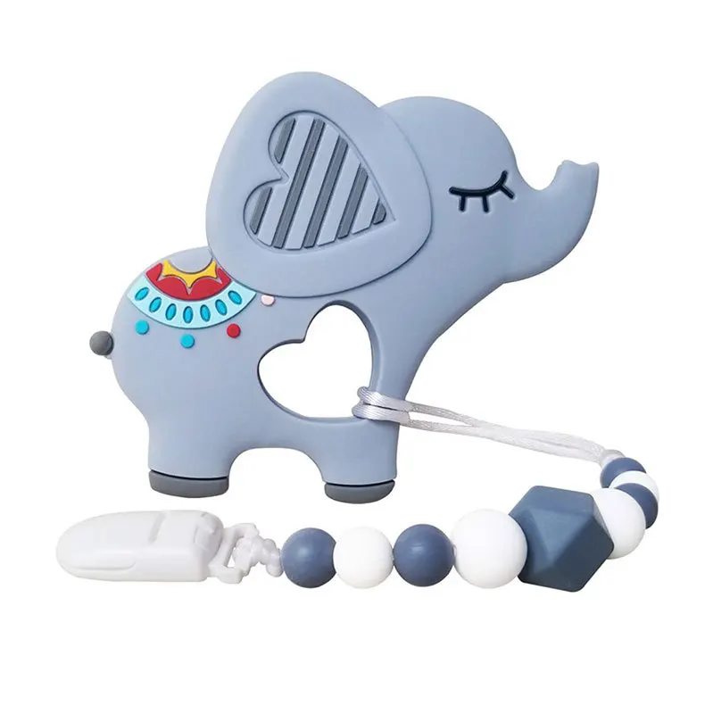 2021 New Product BPA Free Sun Shapes Food Grade Silicone Baby Teether Ring Toy