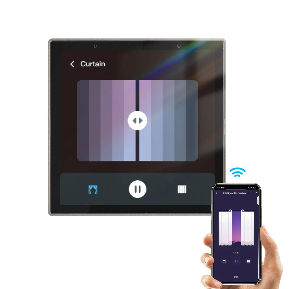 4 Inch Asian Tuya ZigBee 3.0 Home Automation Gateway Panel Control Tuya Smart Devices And Scenes