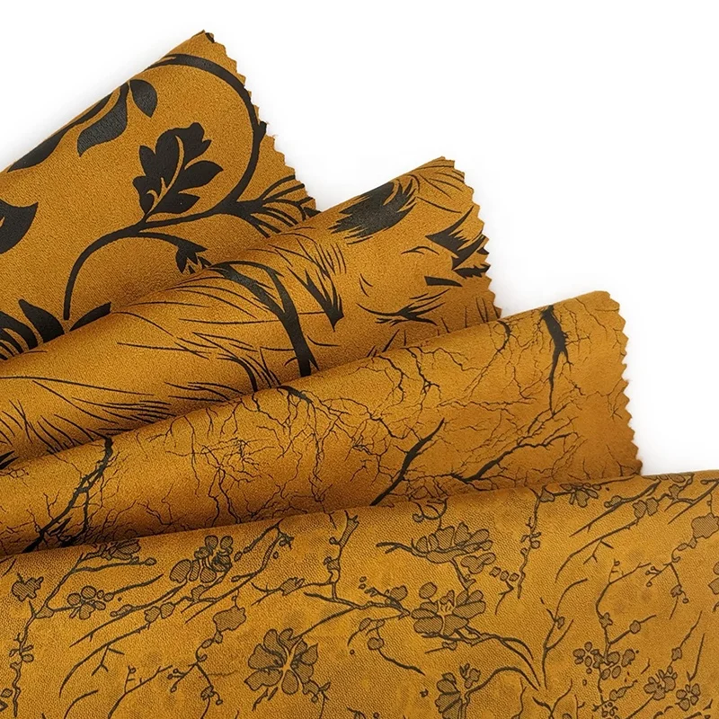 
ESSE TEXTILE scuba suede rubber foil fabric telas knitted for dress 