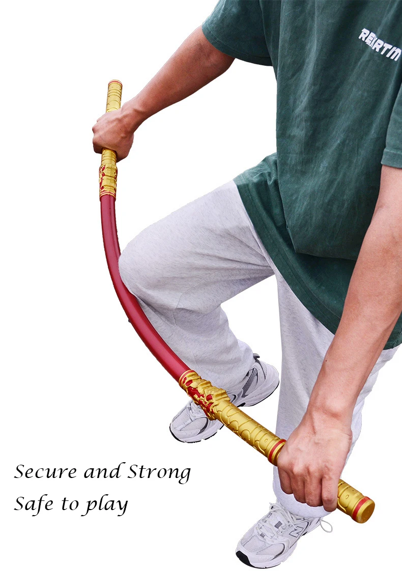 Pu Foam Ruyi Jingu Bang Polyurethane Sword Toy Cool Weapons For Move And Game Cosplay Props Safe Material PU Sword Toy For Kids