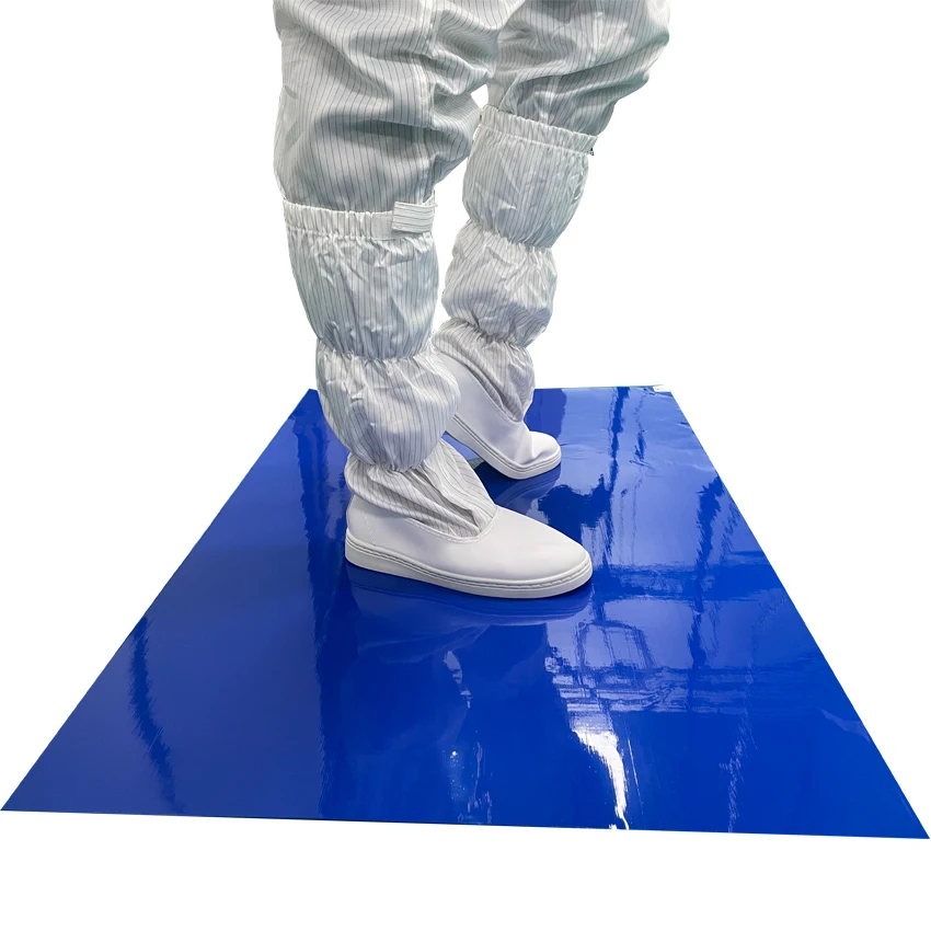 18 X 24inch Multilayer Dust Control Transparent Clear Basketball Grip Traction Sticky Mat Sports For Cleaning Shoes