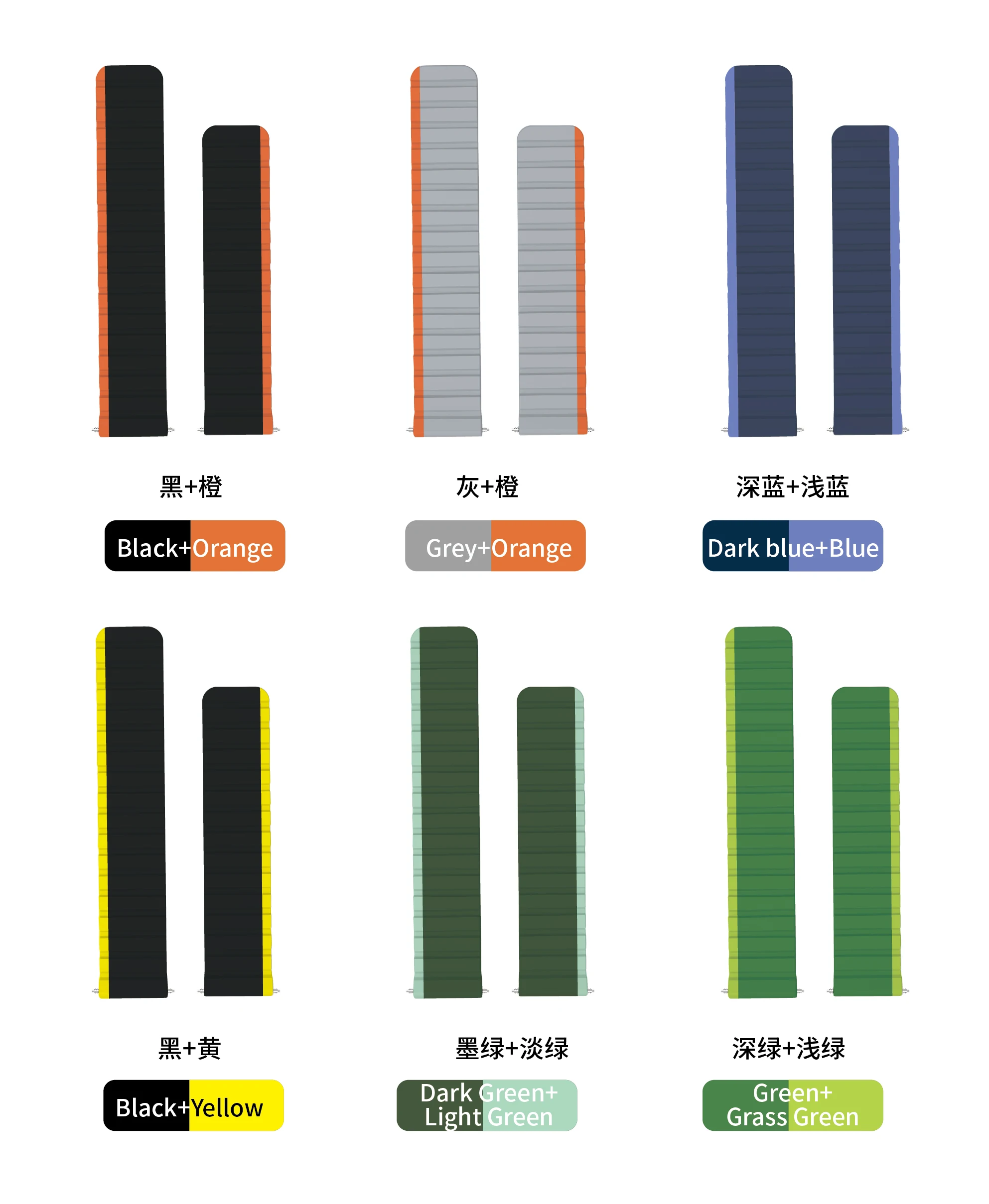 Eraysun Custom Universal Two Colors Magnetic Silicone Watch Strap 20/22mm For Samsung Garmin Women Mens Sport Bracelet Bands