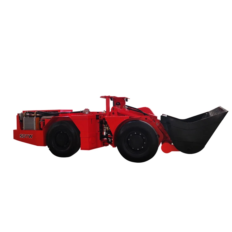  2 m3 Mini 4x4 Дизельный погрузчик с колесным приводом для подземных горных работ/подземный