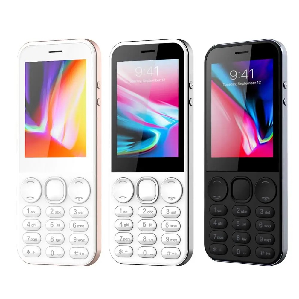 2.8 inch screen dual sim metal middle frame 1350 mAh battery 4G volte best cell phones