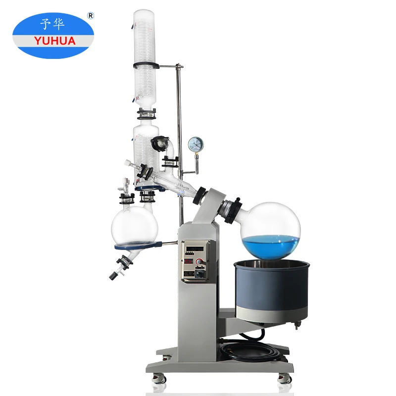YUHUA rotary evaporator 10 l re-2000e for removing petroleum ether