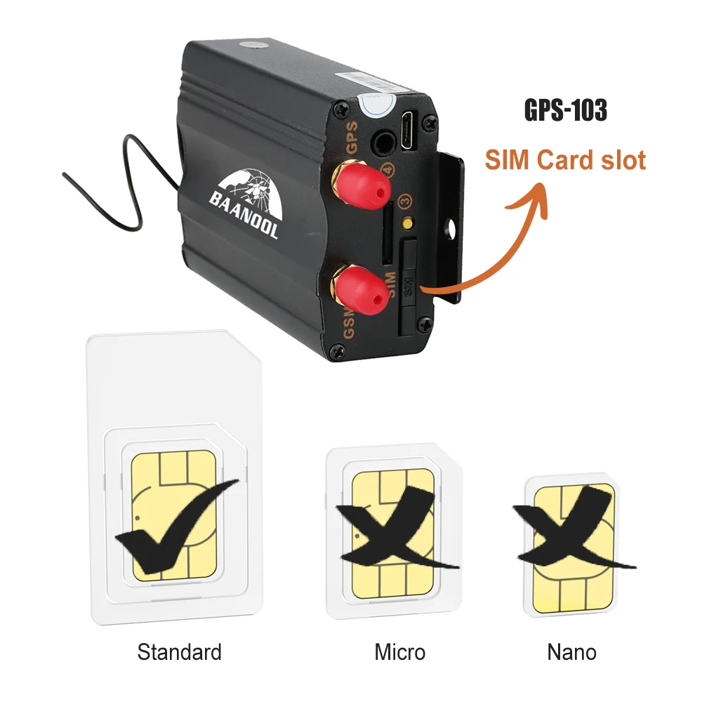 Coban 103A Auto Electronics GPS Tracker Mini Global Real Time And GSM/GPRS/GPS Car Tracking Device GPS Vehicle Tracker