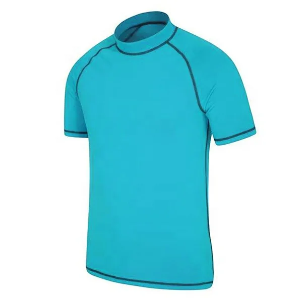 New Arrival Children Swimwear Men Short Sleeve Lycra Rash Guard Shirt Wholesale for Surfing