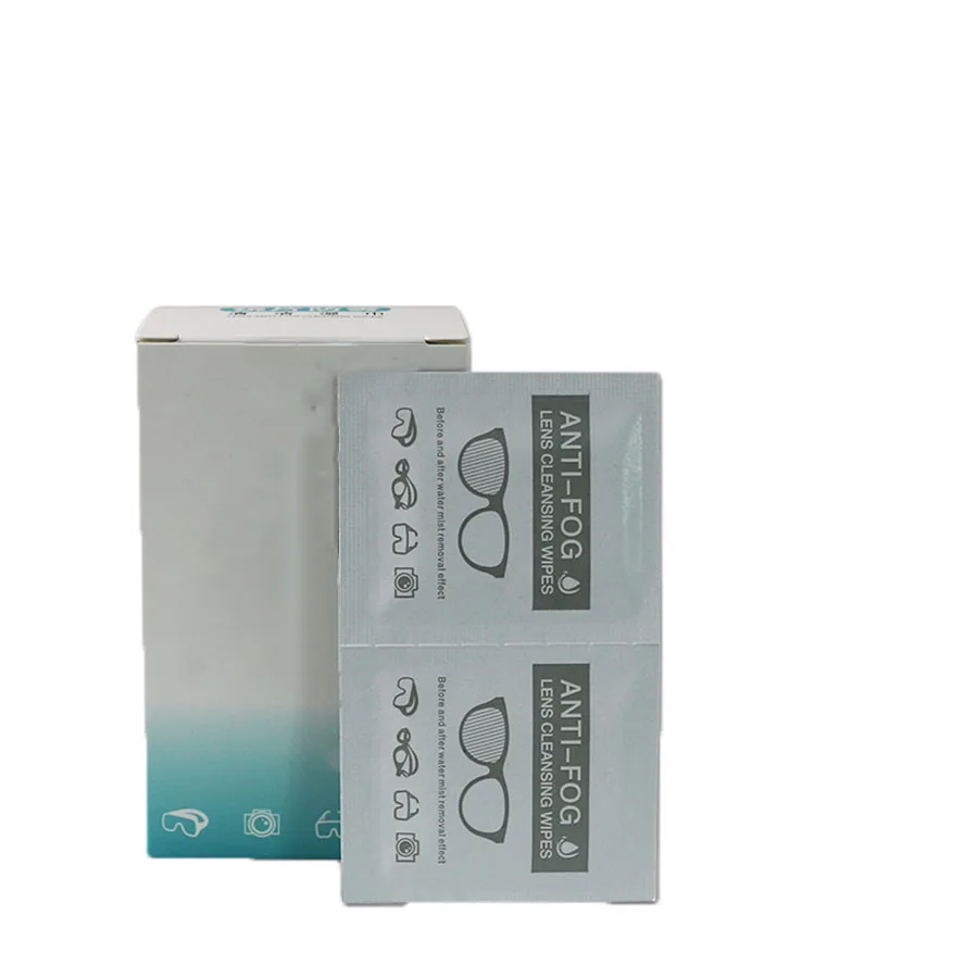 Одноразовые быстрое высыхание Анти-туман салфетка для чистки анти-туман салфетки для объектива очки