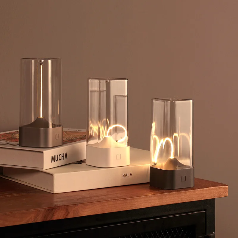 JarTown Rechargeable Magnetic Anti Gravity Night Lamp Portable Quantum Floating Table Led Night Light For Bedroom Home
