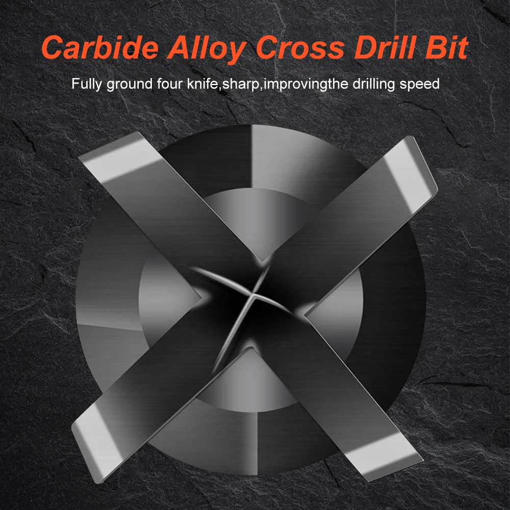 Fryic Triangular handle multifunction drill bits for ceramic tile, glass, brick wall, wood diamond hole saw masonry drill bits