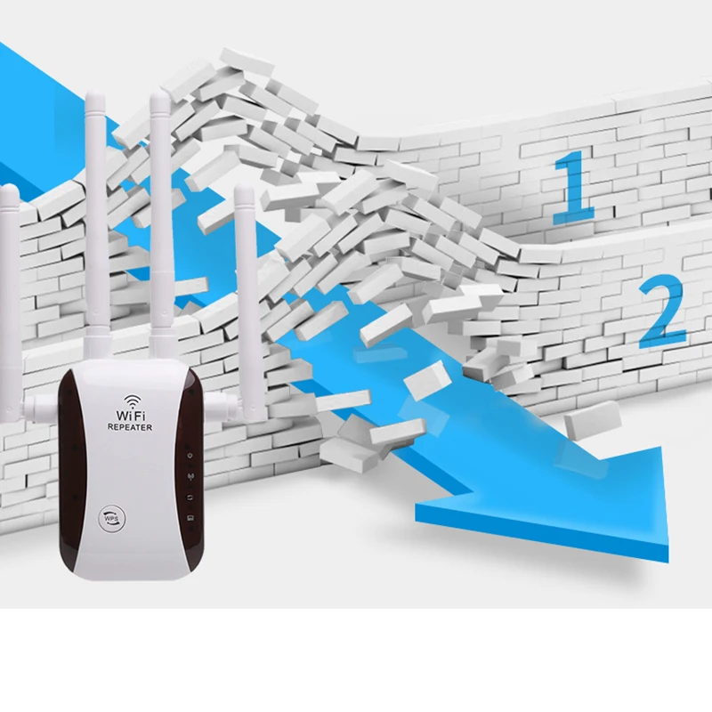 Wireless Signal Booster Wifi Repeater Extender 300Mb2.4Ghz 300Mbps Wireless N Wifi repeater Wifi Router Wi-Fi Signal Amplifier