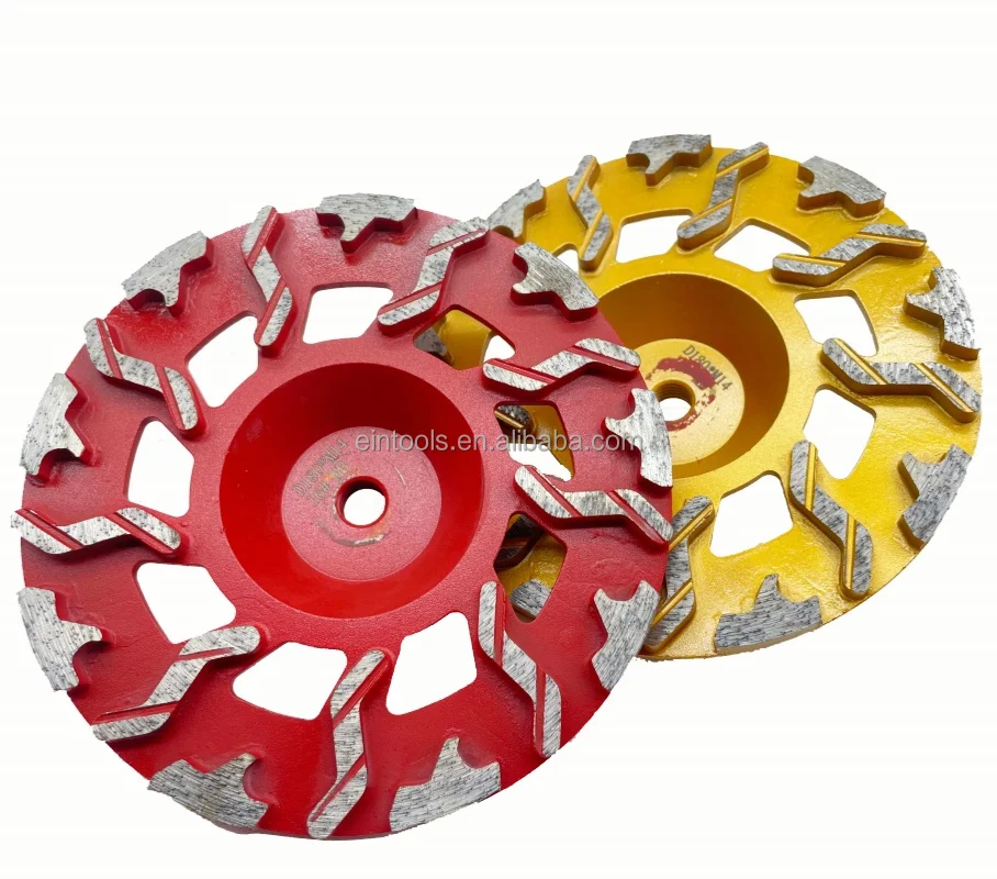 7 Inch Diamond Grinding Cup Wheel for Angle Grinder,Concrete Stone Masonry Polishing