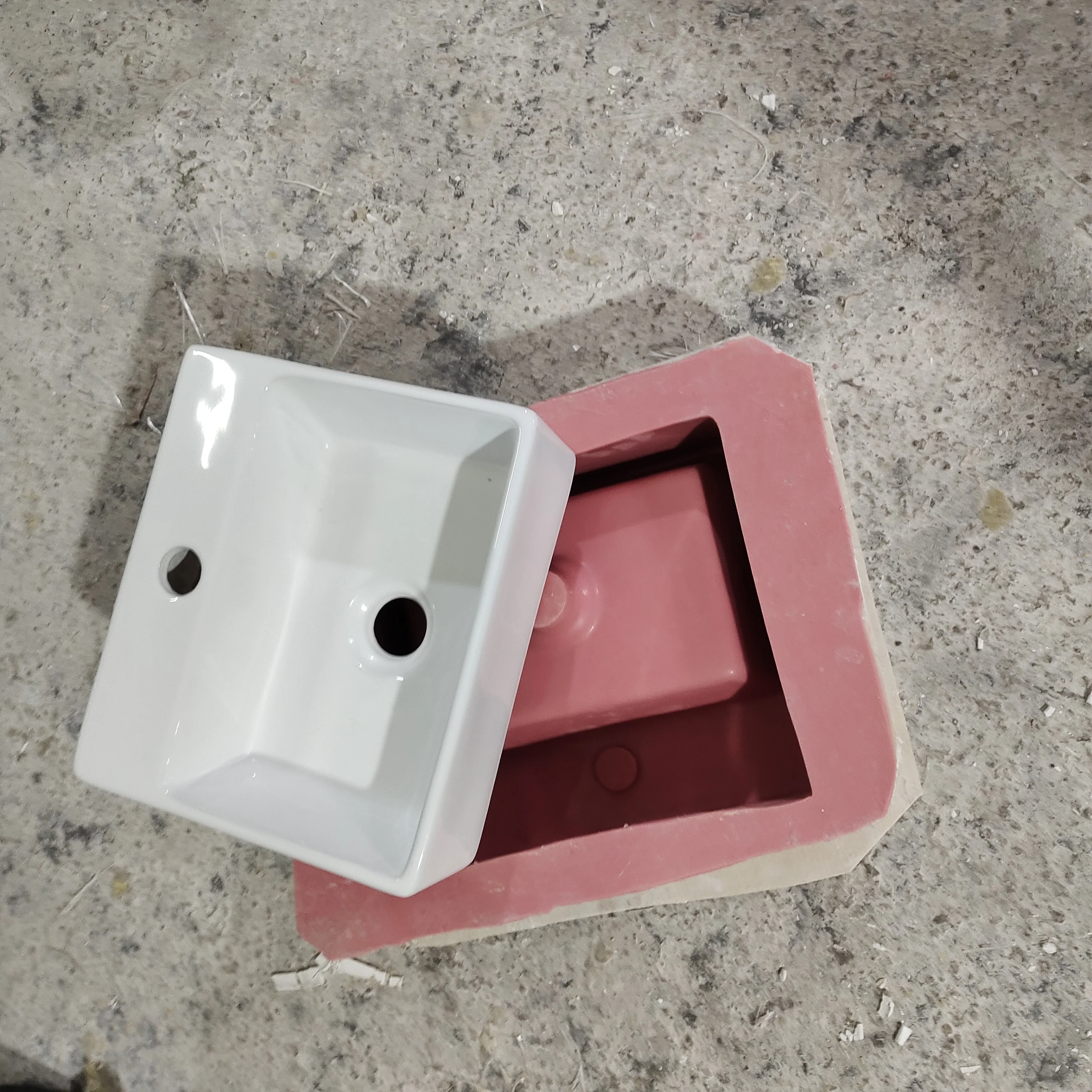 2024 NEW design Cement Hands Wash Pot Various shapes Silicone Concrete Sink Washbasin Molds