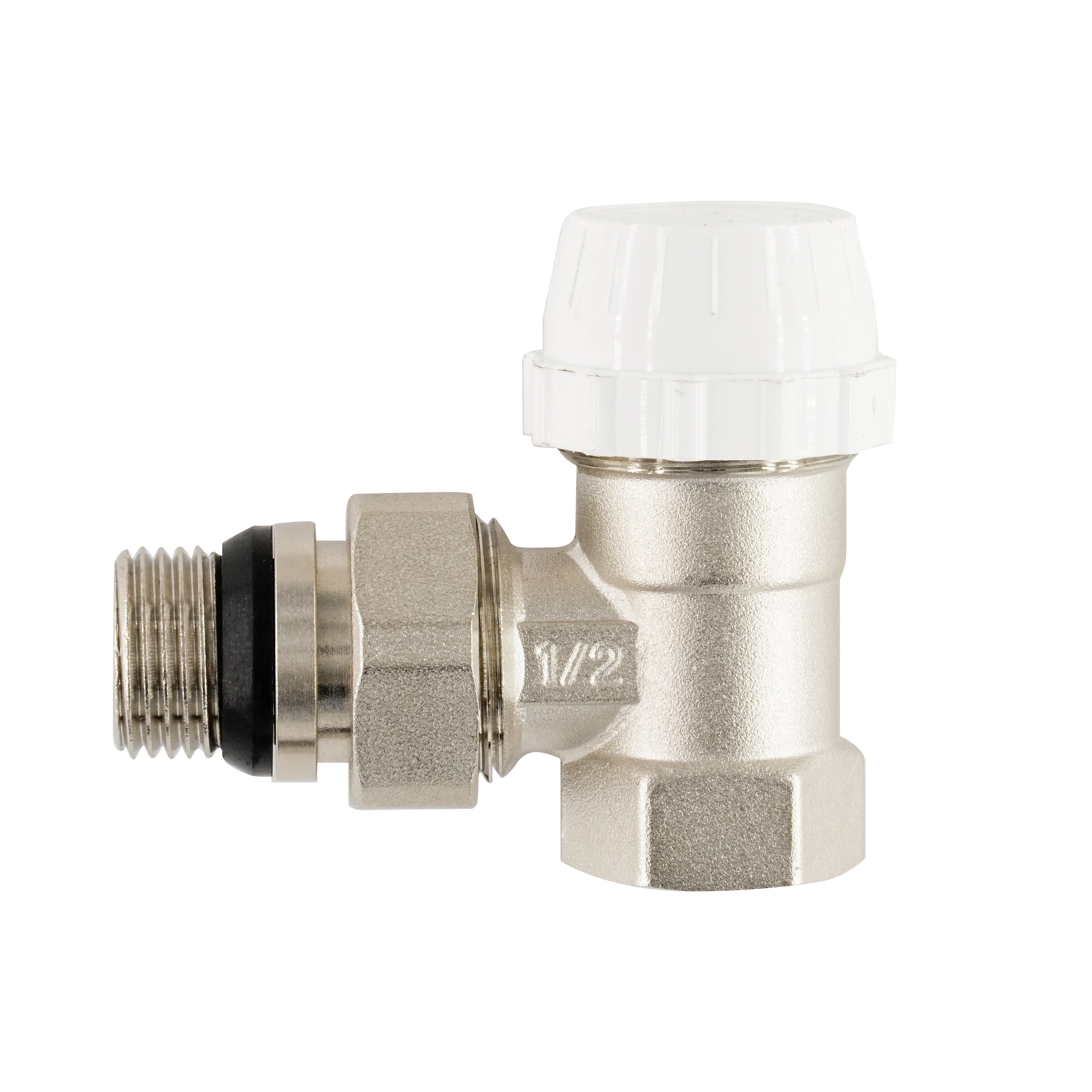 ZL-2443 Radiator heating brass angle straight thermostatic radiator valve 1/2' 3/4' inch