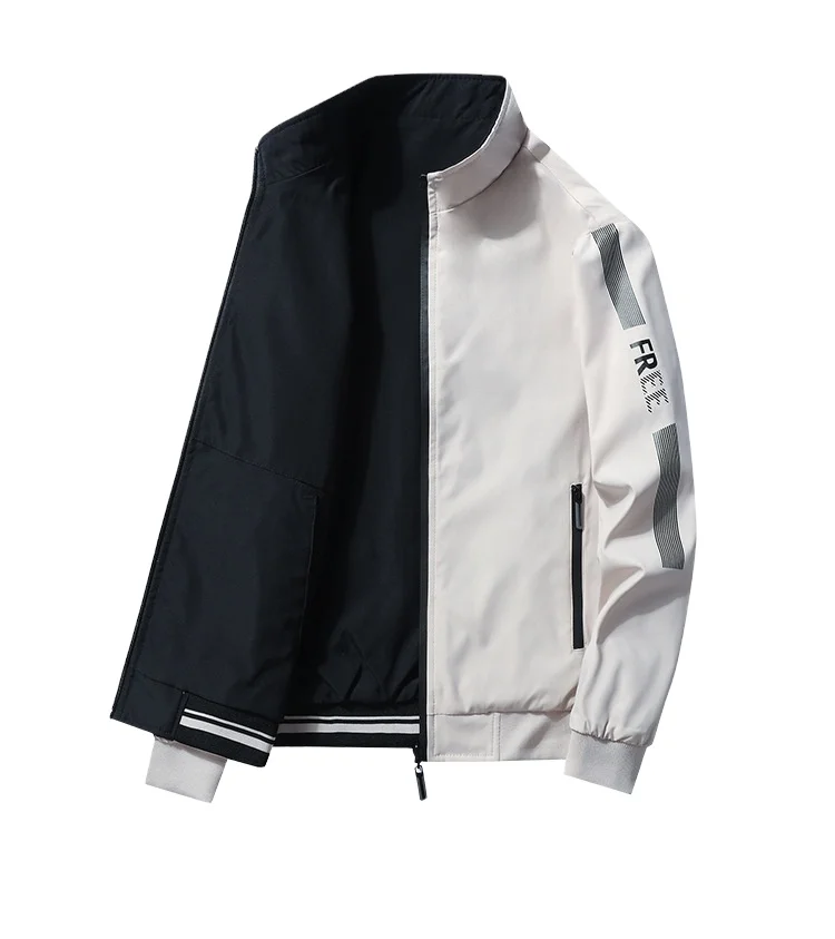 Casual loose Men jacket bomber pilot double-sided baseball suit jackets men winter china 	 winter jacket men 2022