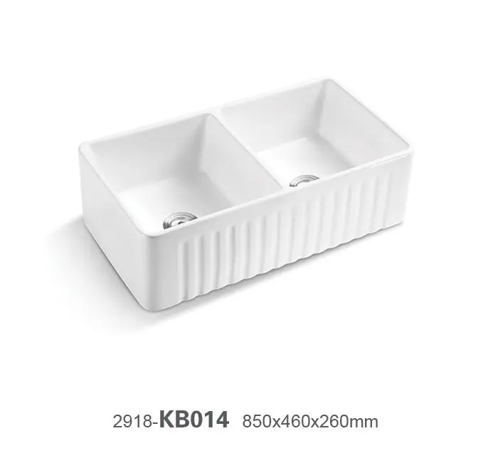 New Deep Single Bowl undermounted kitchen cabinet White Fireclay living room Sink Apron Front Ceramic Kitchen Sink