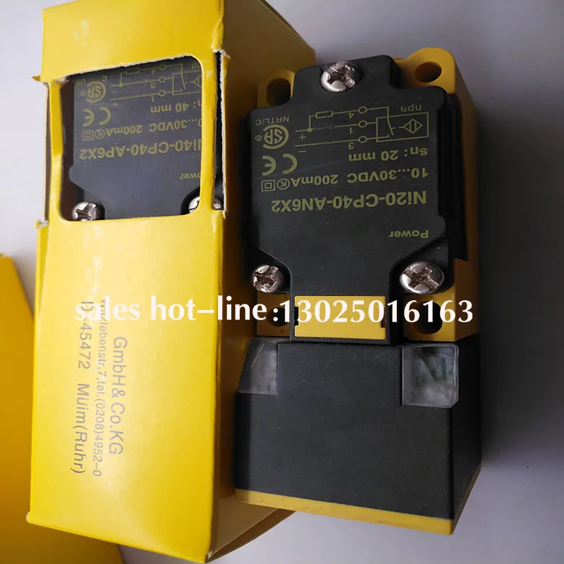 Available in stock    all-new Square sensor  NI35 NI20 NI40U NI50U-CP40-AP6X2 AN6X2 VP4X2 VN4X2  inductive sensor
