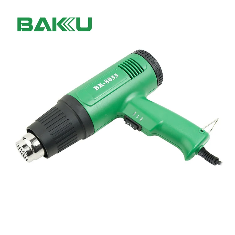 1 Set BK-8033 Hot Air Gun In One Individual Packaging; 1 Set Gross Weight: 1 KG Net Weight: 0.7 KG  Size: 25.5*23.7*8.5 CM ) 20