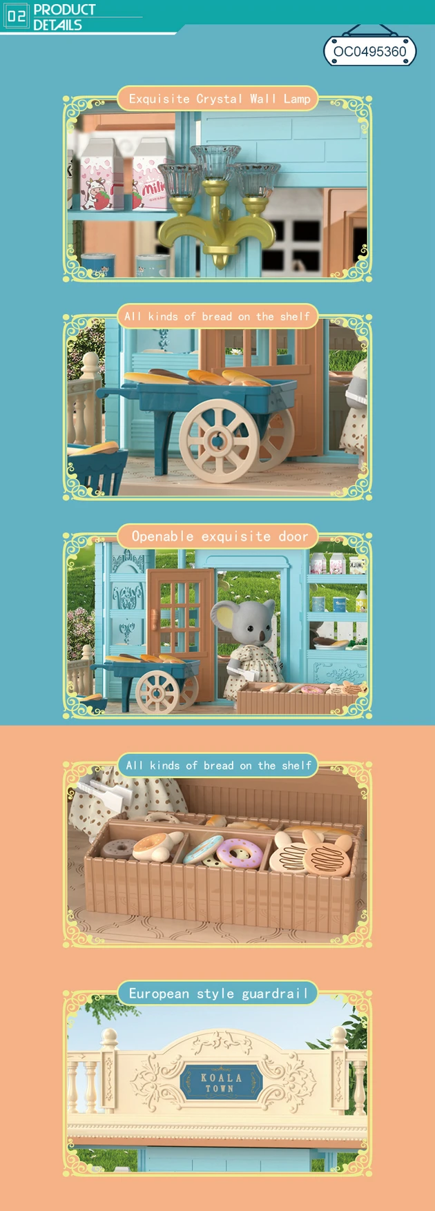 Строительная игрушка игра детская имитация модель игрового домика с