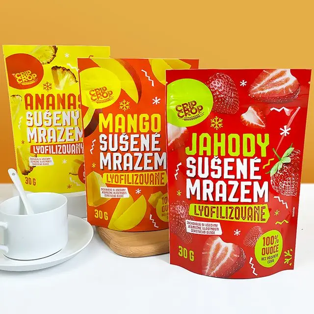 Lebei Custom Printed Stand up Pouch Resealable Ziplock Plastic Packaging with Aluminium Foil Doypack Mylar Storage Food Bags