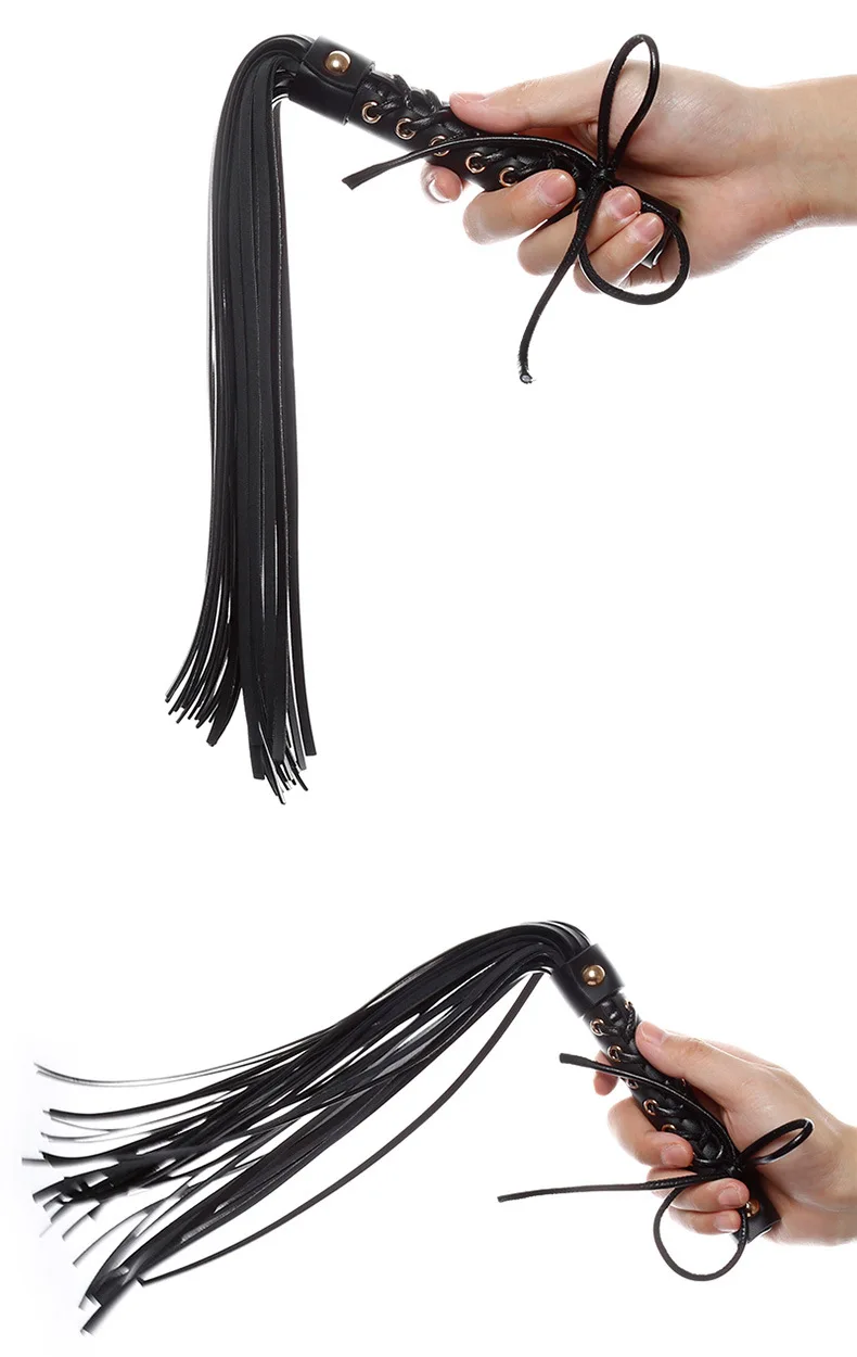 Slave Soft Leather Whip Adult Games BDSM Flogger Bondage Gear Sex Toys Flirt Couple Erotic Fetish Stimulates Queen Whips Cosplay