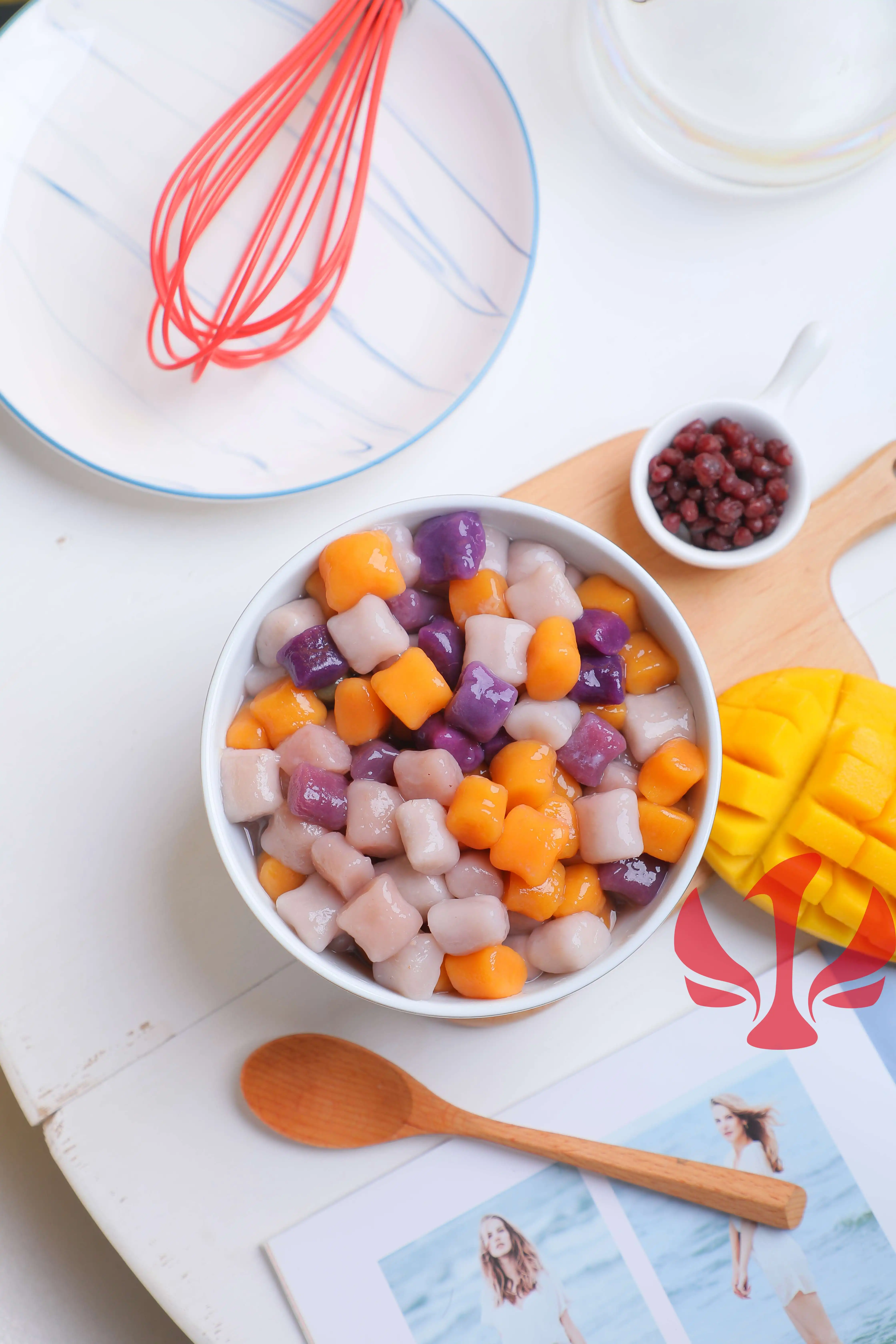 Wholesale Hot Sale Frozen Prepared Food Taro Tapioca Colour Taro Ball