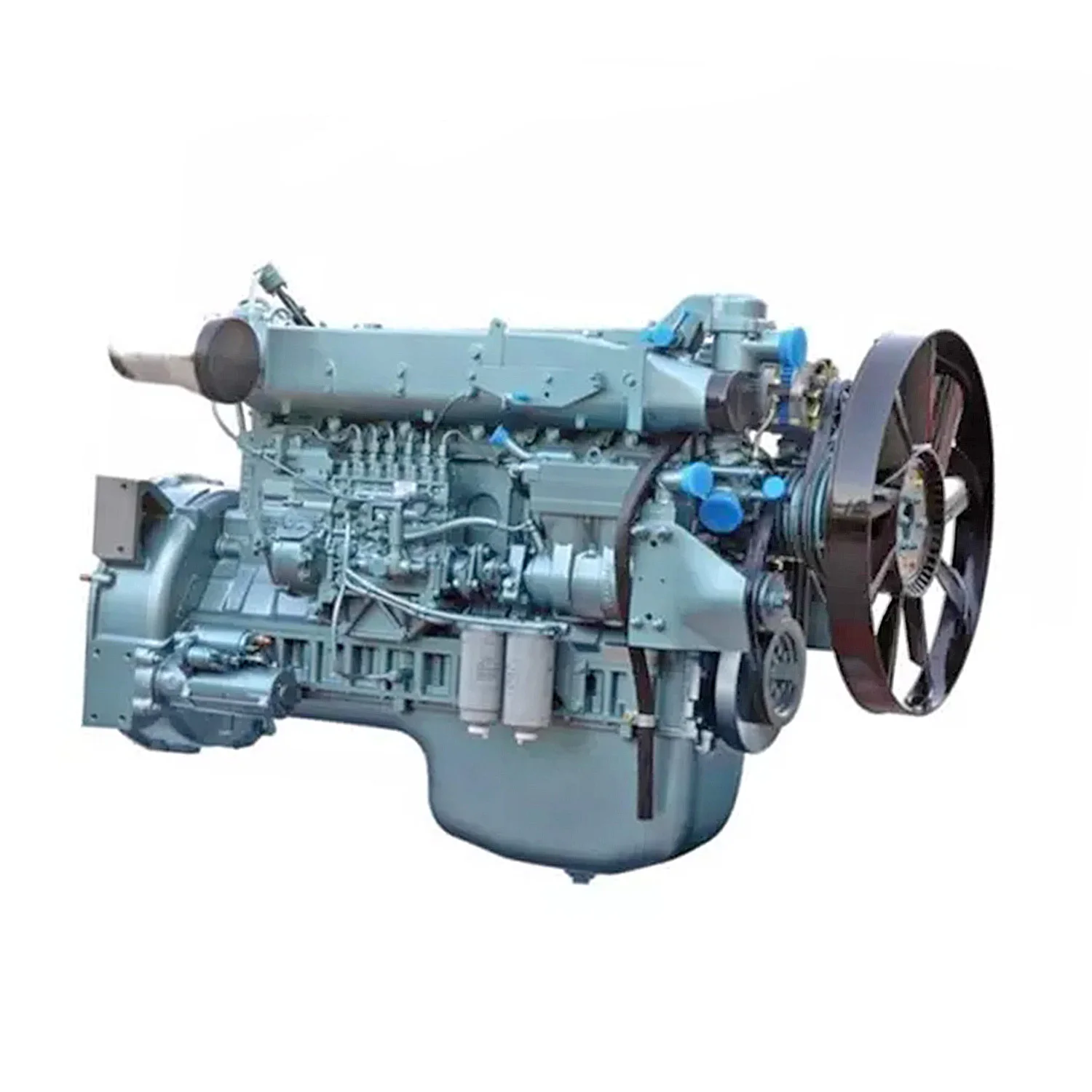 Diesel truck spare parts used sinotruck howo engine 371hp 375hp wd615.47 wd615.69