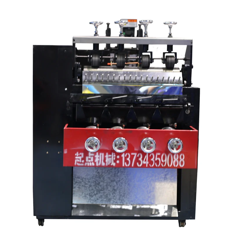 Easy Operate 6 Wires 4 Head High Capacity Automatic Household Cleaning Stainless Steel Wire Wool Sponge Scourer Making Machine