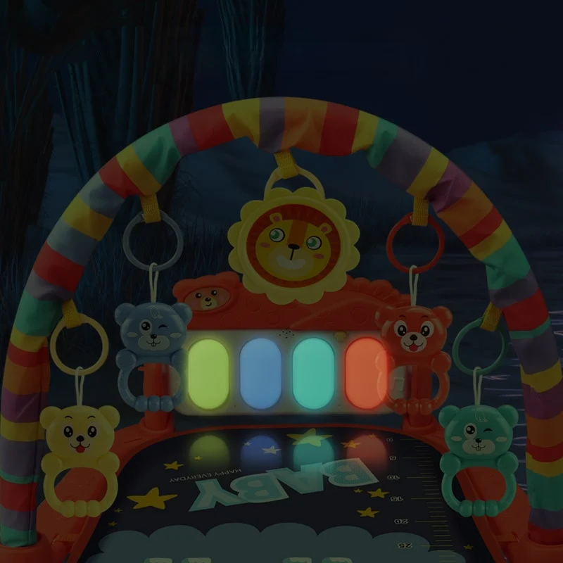 Baby Gym Play Mats Piano Keyboard Pedal Game Mat For Children Activity Gym Play Mat for Newborn Infants