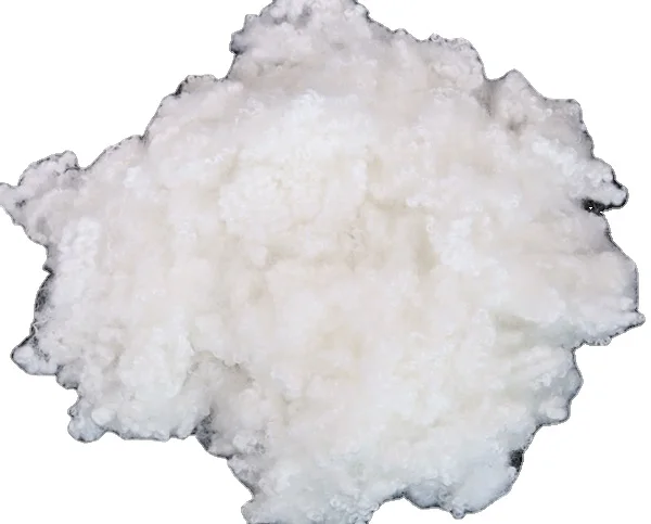 GRS Recycled polyester fiber for filling pillow,sofa,toys,Hollow conjugated polyester fiber  7D*32MM